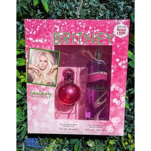 Britney Spears Original Fantasy Perfume Set 1oz Parfum Fine Fragrance Mist 8oz
